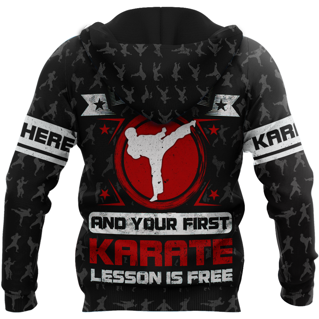 Customize Name Don't Touch Me Karate Hoodie For Men And Women TNA13032101