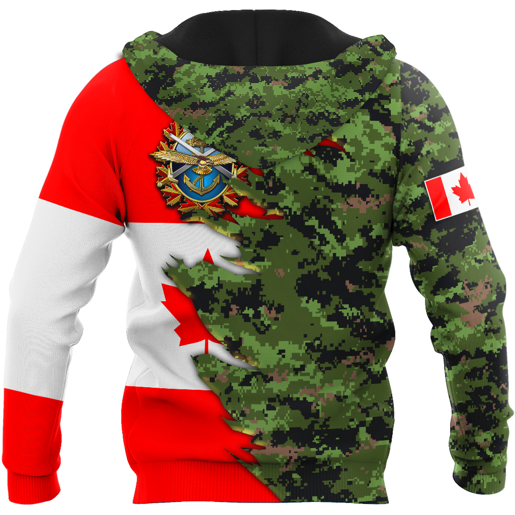 Canadian Armed Forces Veteran 3D All Over Printed Shirts MH13032103