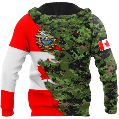 Canadian Armed Forces Veteran 3D All Over Printed Shirts MH13032103