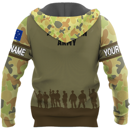 Personalized Name - The Australian Army 3D All Over Printed Shirts DA13032105