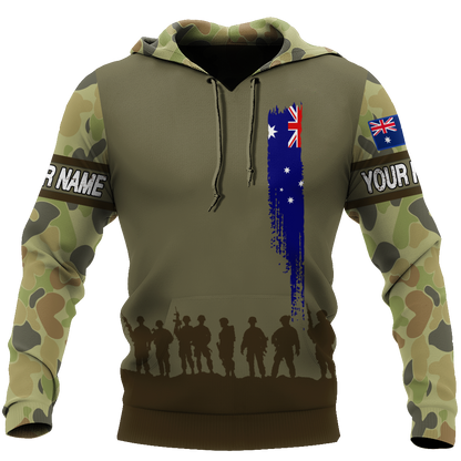 Personalized Name - The Australian Army 3D All Over Printed Shirts DA13032105