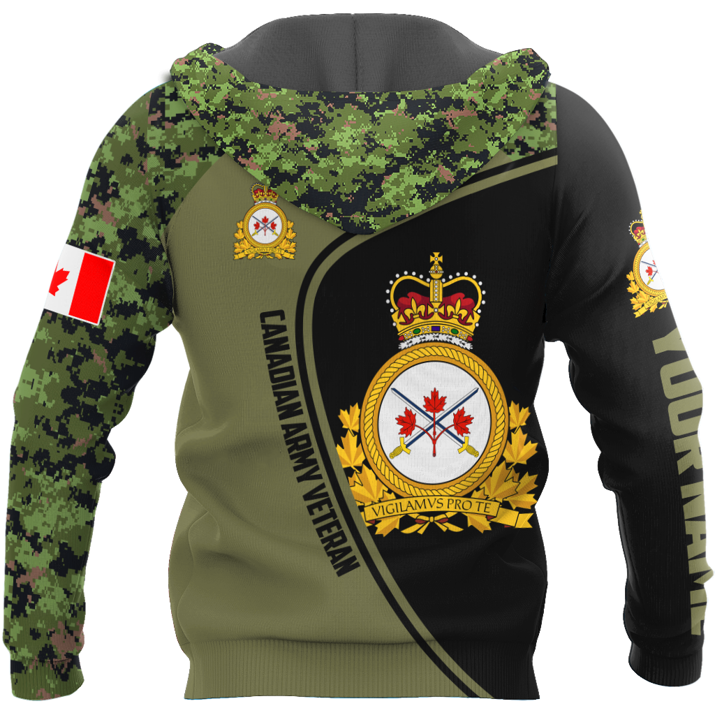 Personalized Name XT Canadian Army Veteran 3D All Over Printed Shirts DA13032107