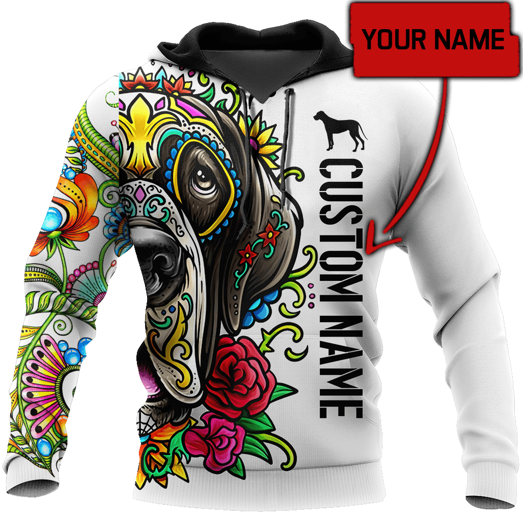 Customize Name Dog 3D All Over Printed Unisex Shirts