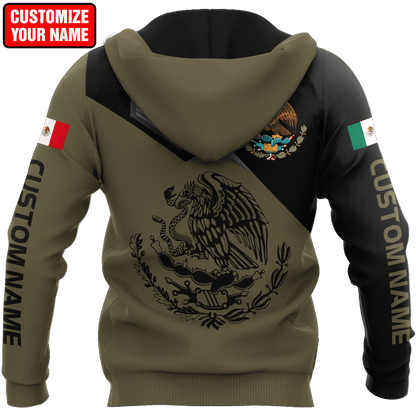 Personalized Name Mexican 3D All Over Printed Hoodie