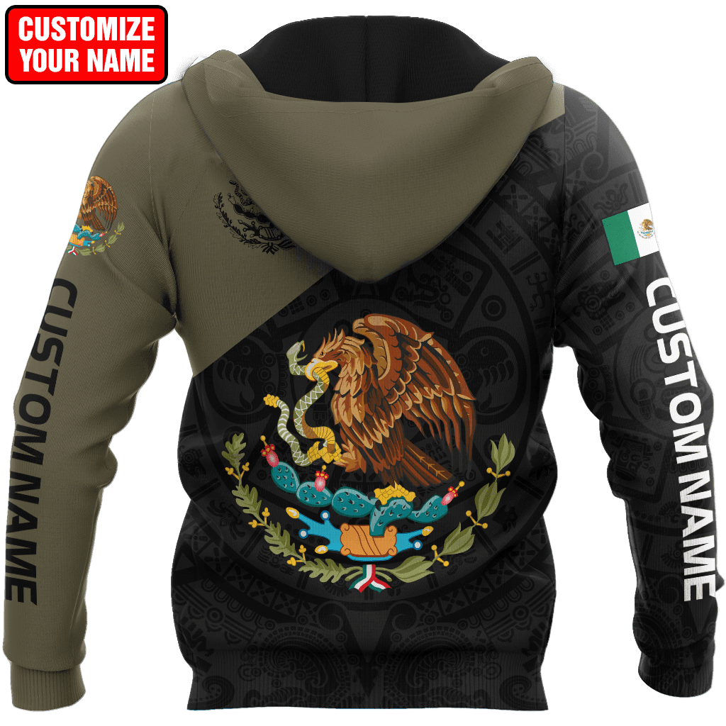 Personalized Name Mexico 3D All Over Printed Unisex Shirts
