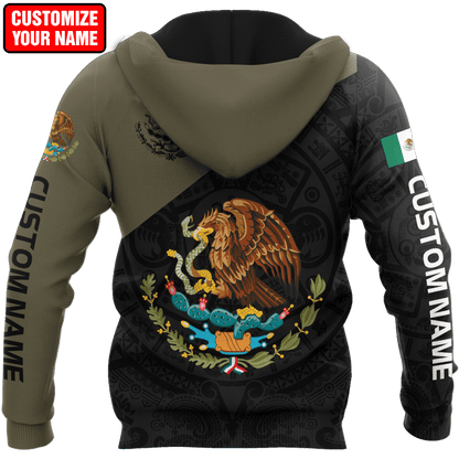 Personalized Name Mexico 3D All Over Printed Unisex Shirts