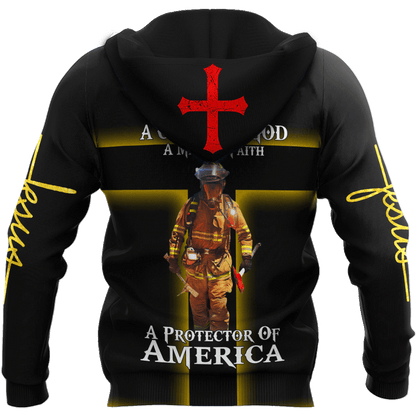 Firefighter 911 Patriot Day 3D All Over Printed Unisex Shirts