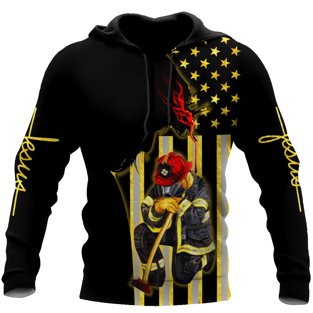 Firefighter 911 Patriot Day 3D All Over Printed Unisex Shirts