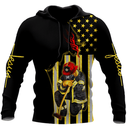 Firefighter 911 Patriot Day 3D All Over Printed Unisex Shirts