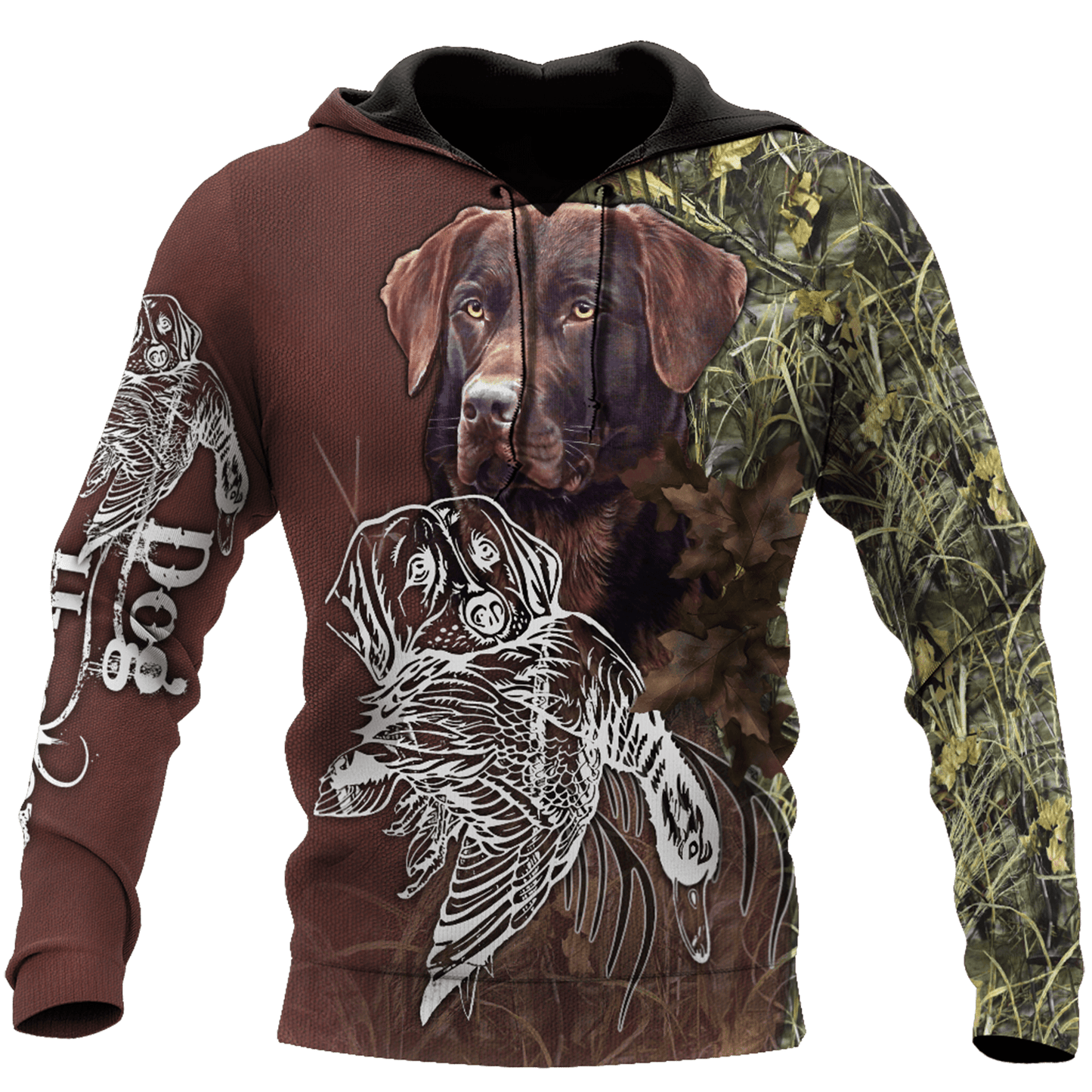 PL435 DOG HUNTER 3D ALL OVER PRINTED SHIRTS