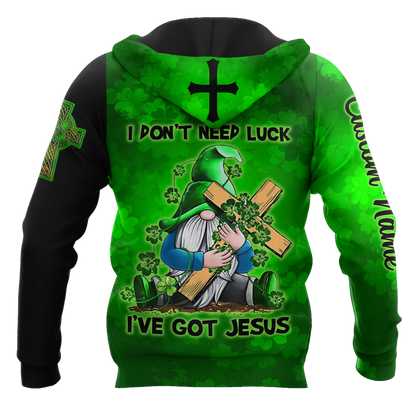 Irish Jesus 3D All Over Printed Unisex Shirts For Men And Women