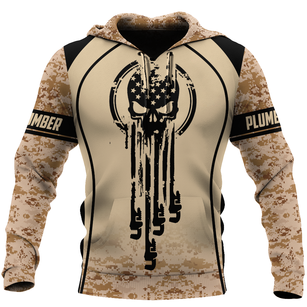 Premium Skull Plumber 3D All Over Printed Unisex Shirts