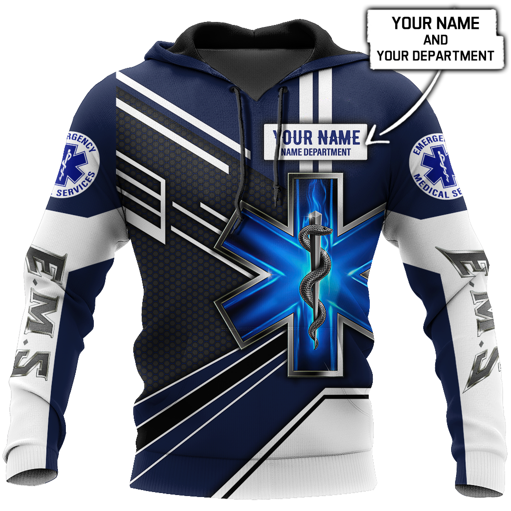 Personalized Name EMS 3D All Over Printed Unisex Shirts Ver 6