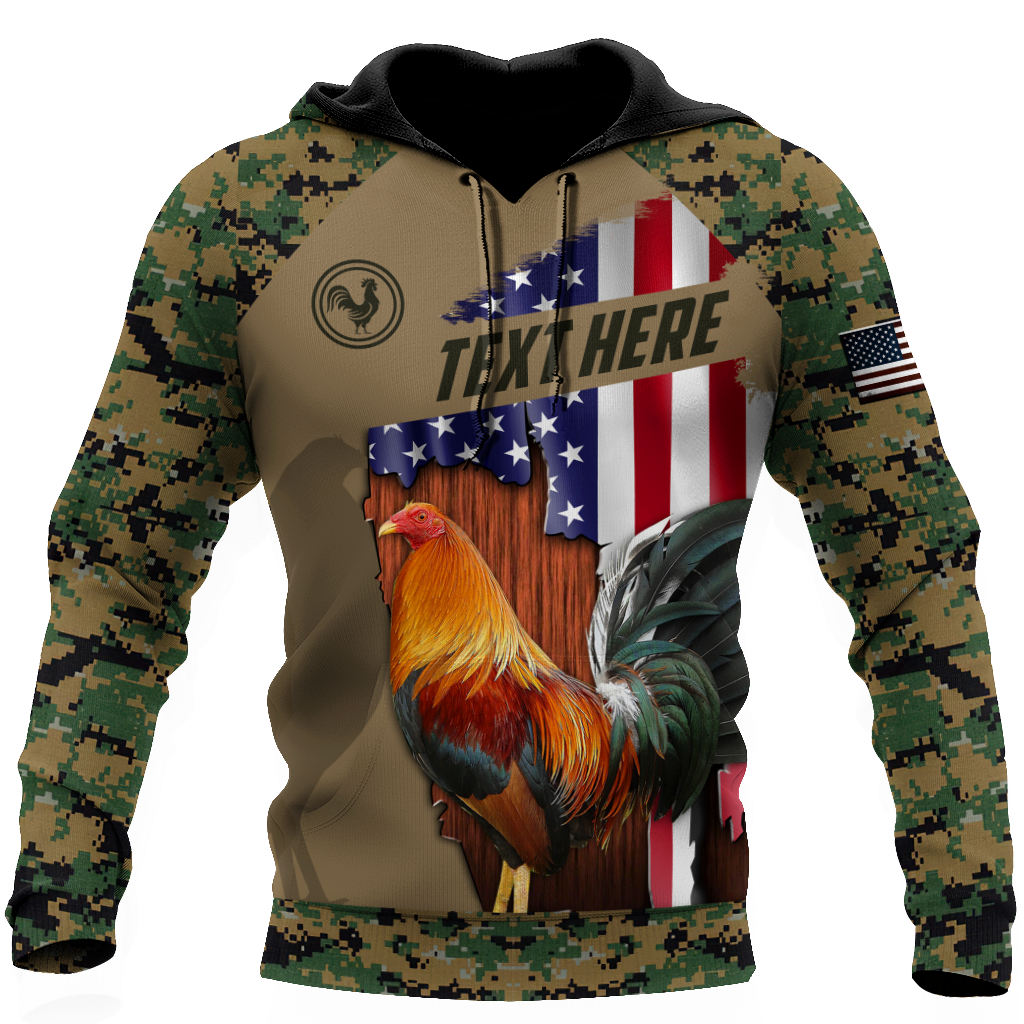 Personalized Rooster 3D Printed Unisex Shirts SN14052104