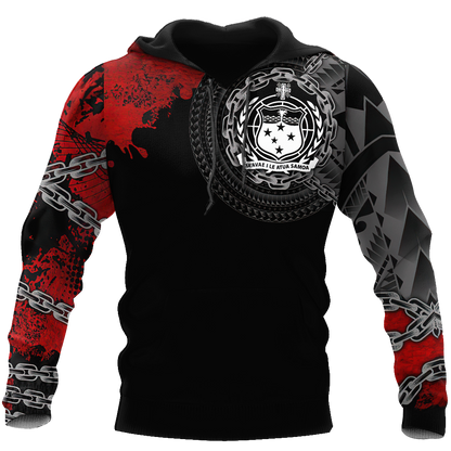 Amazing Polynesian Samoa Chain Unisex Deluxe Hoodie ML
