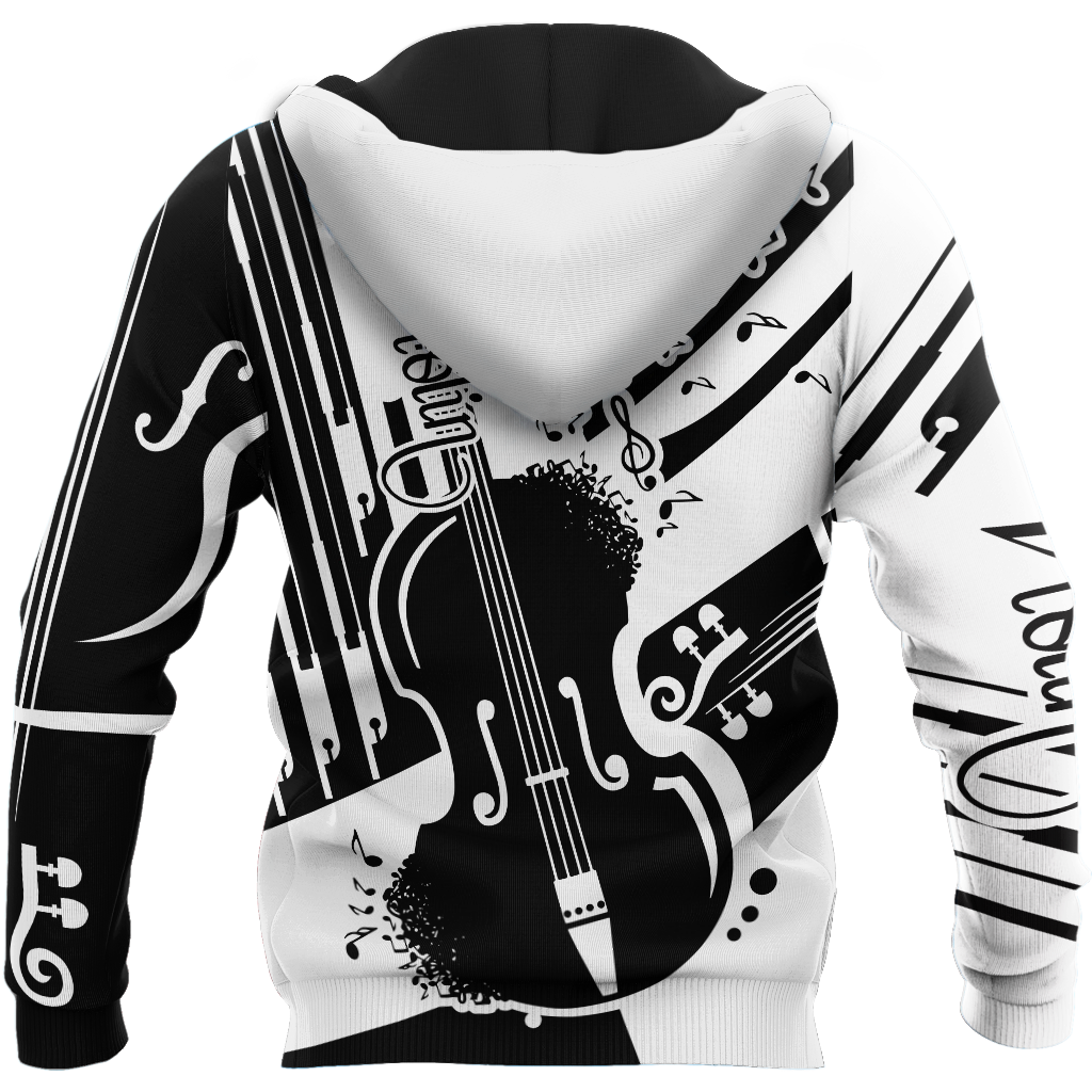 Violin Musical Instrument 3D All Over Printed Hoodie For Men And Women