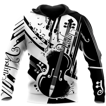 Violin Musical Instrument 3D All Over Printed Hoodie For Men And Women