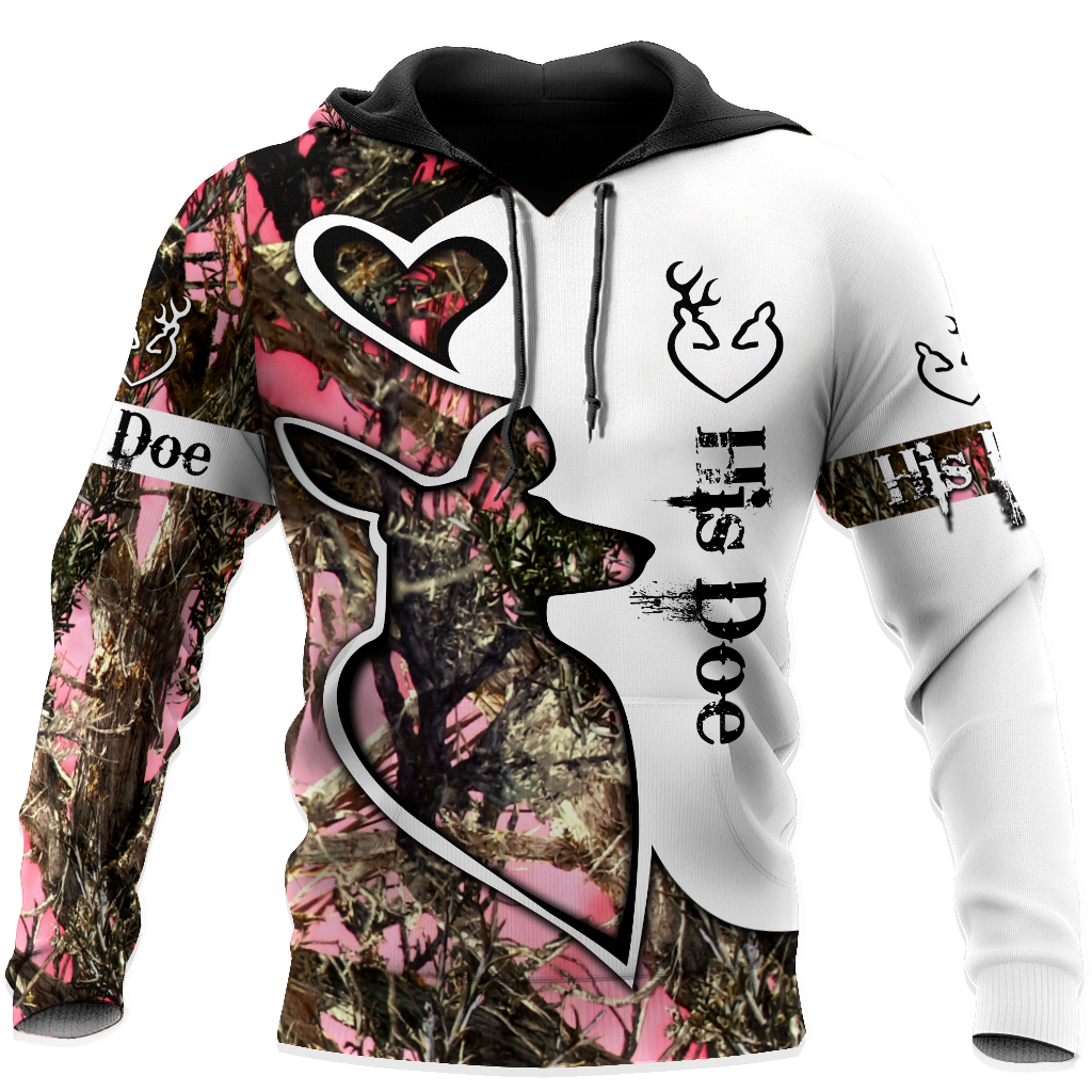 Love Gift Couple Deer 3D All Over Printed Unisex Shirts