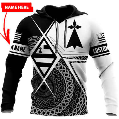 Premium Personalized 3D Printed Bretagne Shirts MEI