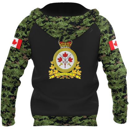 Personalized Name XT Canadian Army Pullover 3D All Over Printed Shirts PD15032103