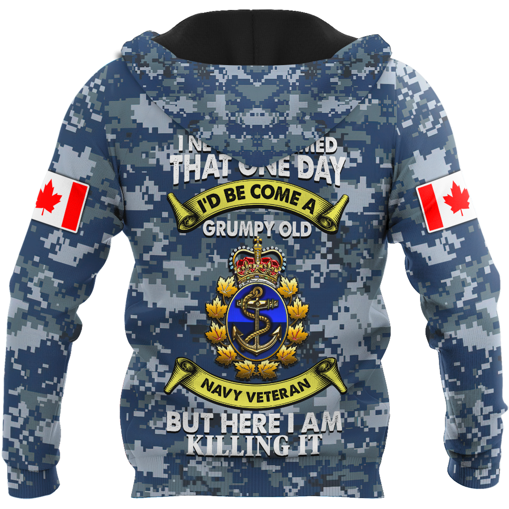 Canadian Navy Veteran 3D Printed Shirts MH15032103