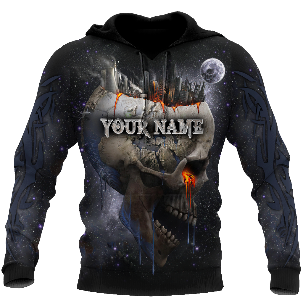 Customize Name Dead City Skull Hoodie For Men And Women NTN15032104