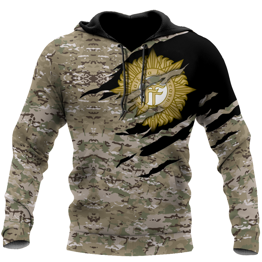 Irish Army 3D Hoodie Shirt For Men And Women
