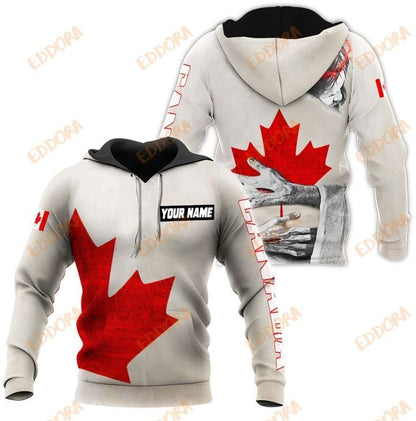 Personalized Name XT Canada Jesus Pullover 3D All Over Printed Shirts 15032109.CXT