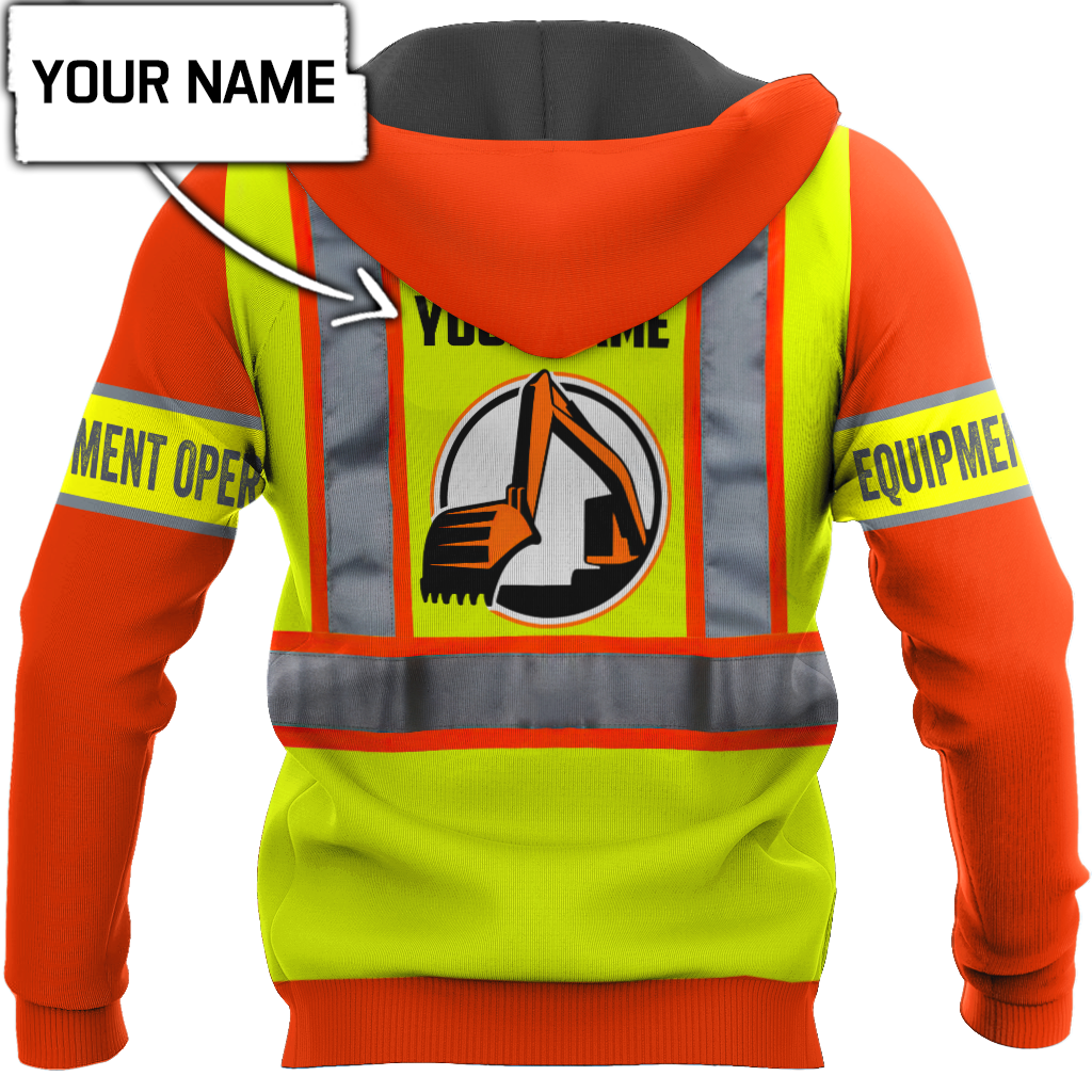 Customize Name Heavy Equipment Operator 3D All Over Printed Unisex Shirts