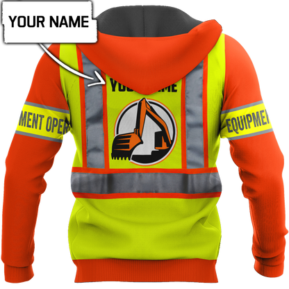 Customize Name Heavy Equipment Operator 3D All Over Printed Unisex Shirts