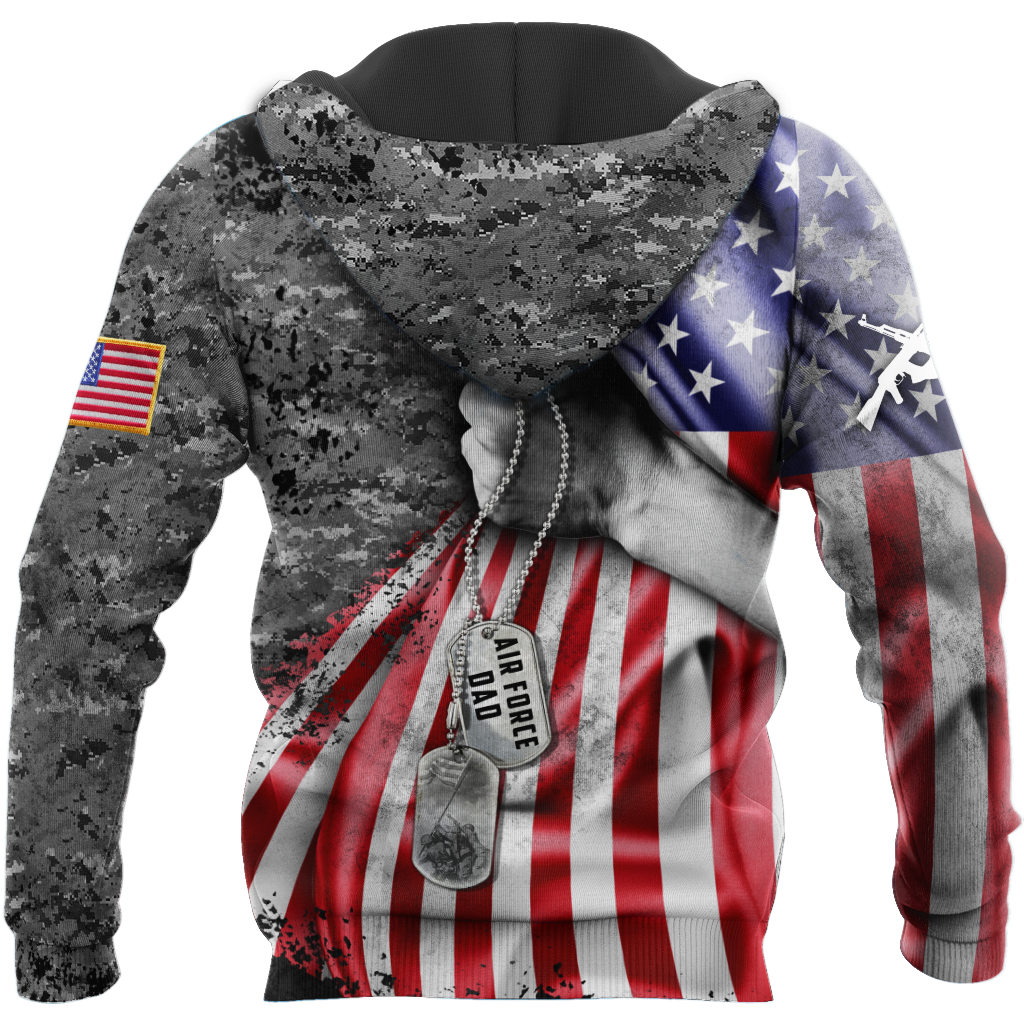 US Air Force tag Custom name 3D shirts for men and women TR1512205