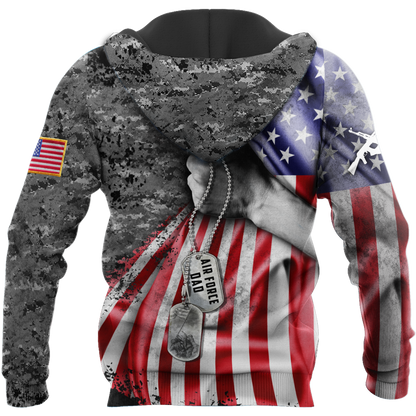 US Air Force tag Custom name 3D shirts for men and women TR1512205