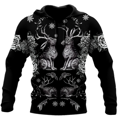 Premium Jackalope 3D All Over Printed Unisex Shirts