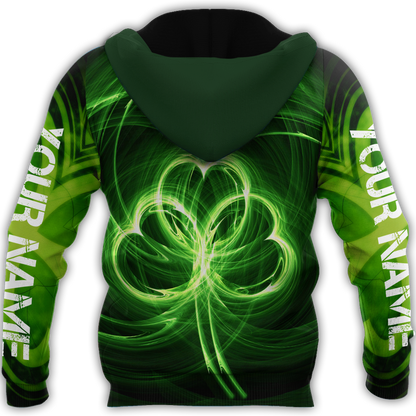 3D All Over Printed  Skull Irish St Patrick Day Unisex Shirts Custom Name XT