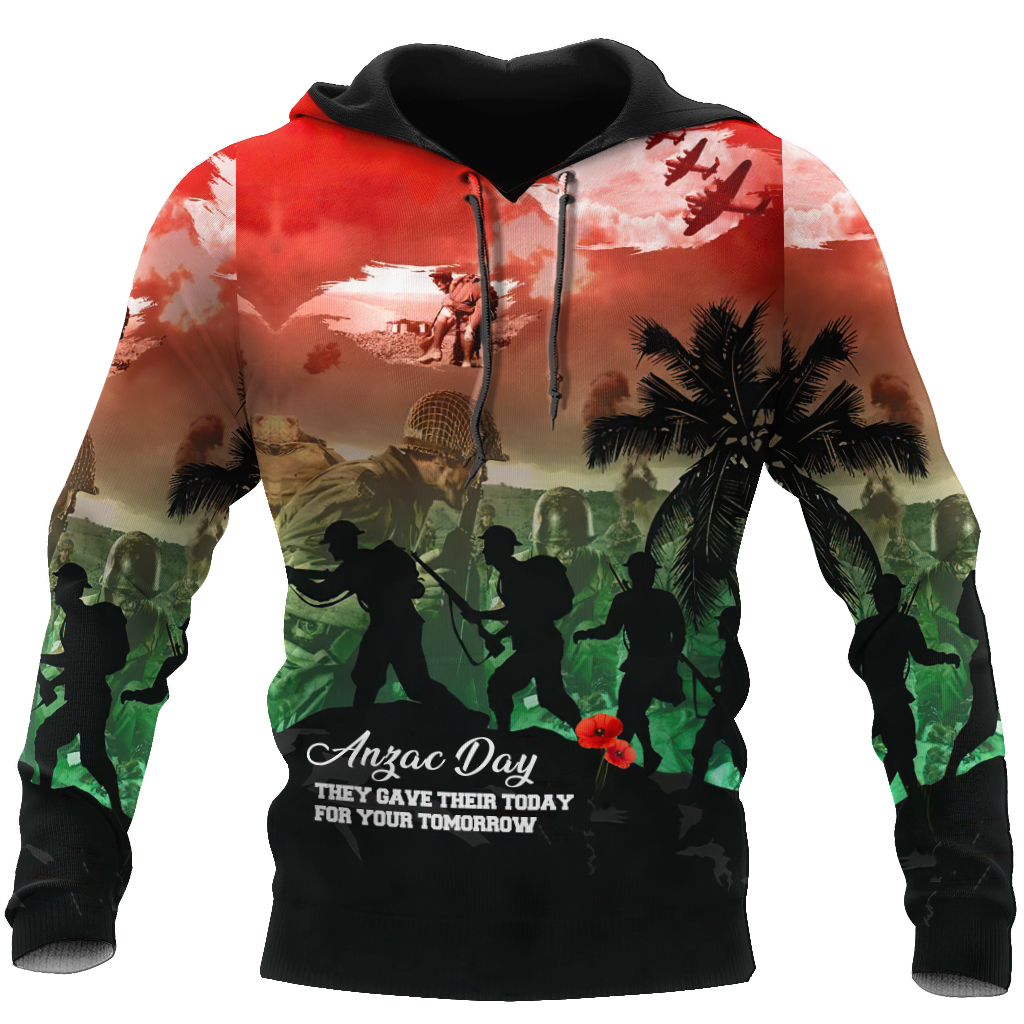 Remembrance Anzac Day Premium Unisex Shirts ML