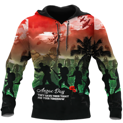 Remembrance Anzac Day Premium Unisex Shirts ML