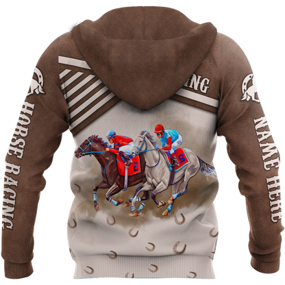 Personalized Horse Racing 3D All Over Printed Unisex Shirts