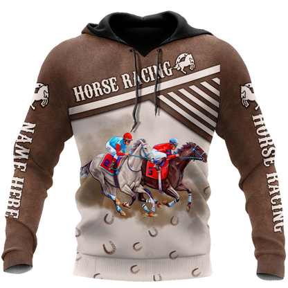 Personalized Horse Racing 3D All Over Printed Unisex Shirts