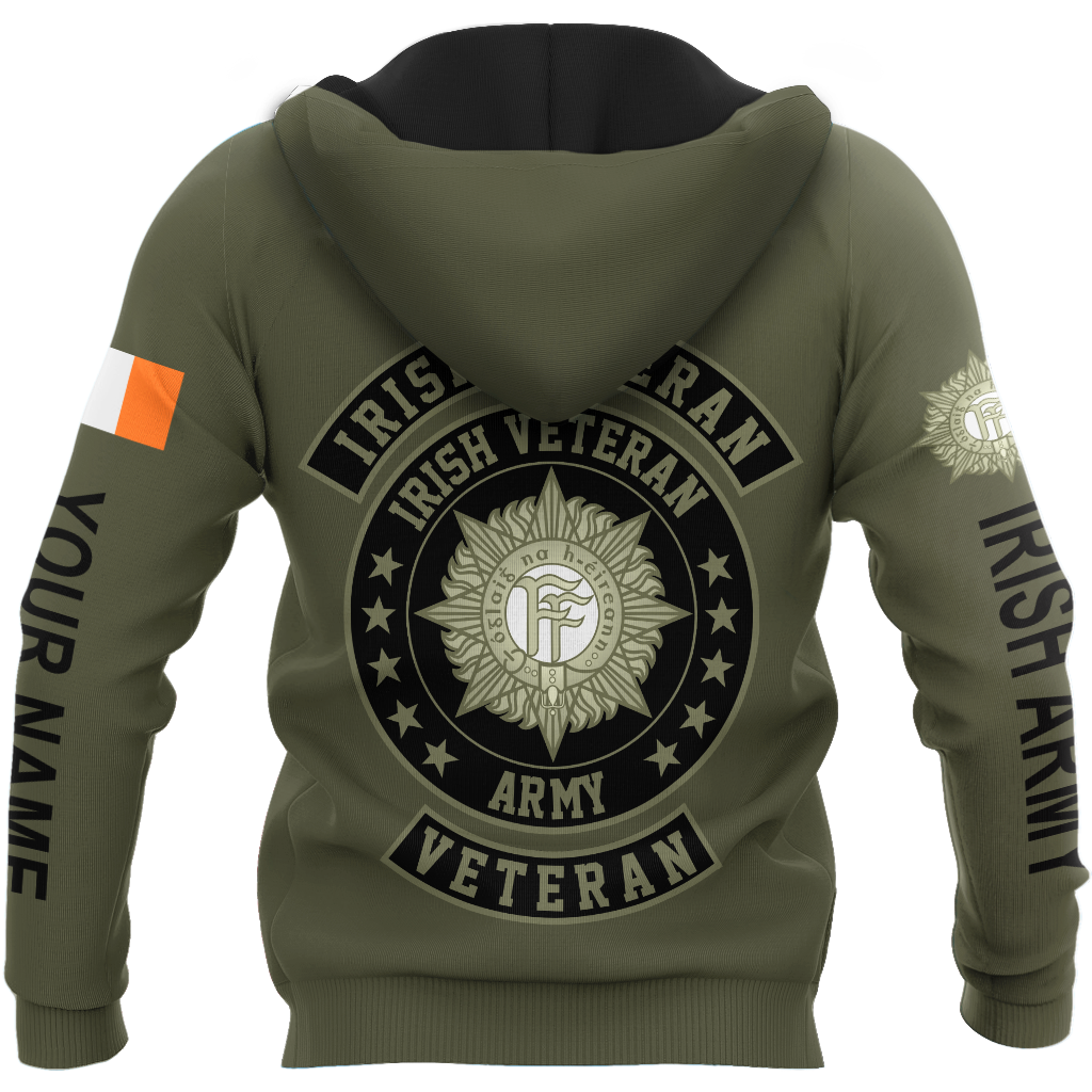 Irish Army 3D Hoodie Shirt For Men And Women