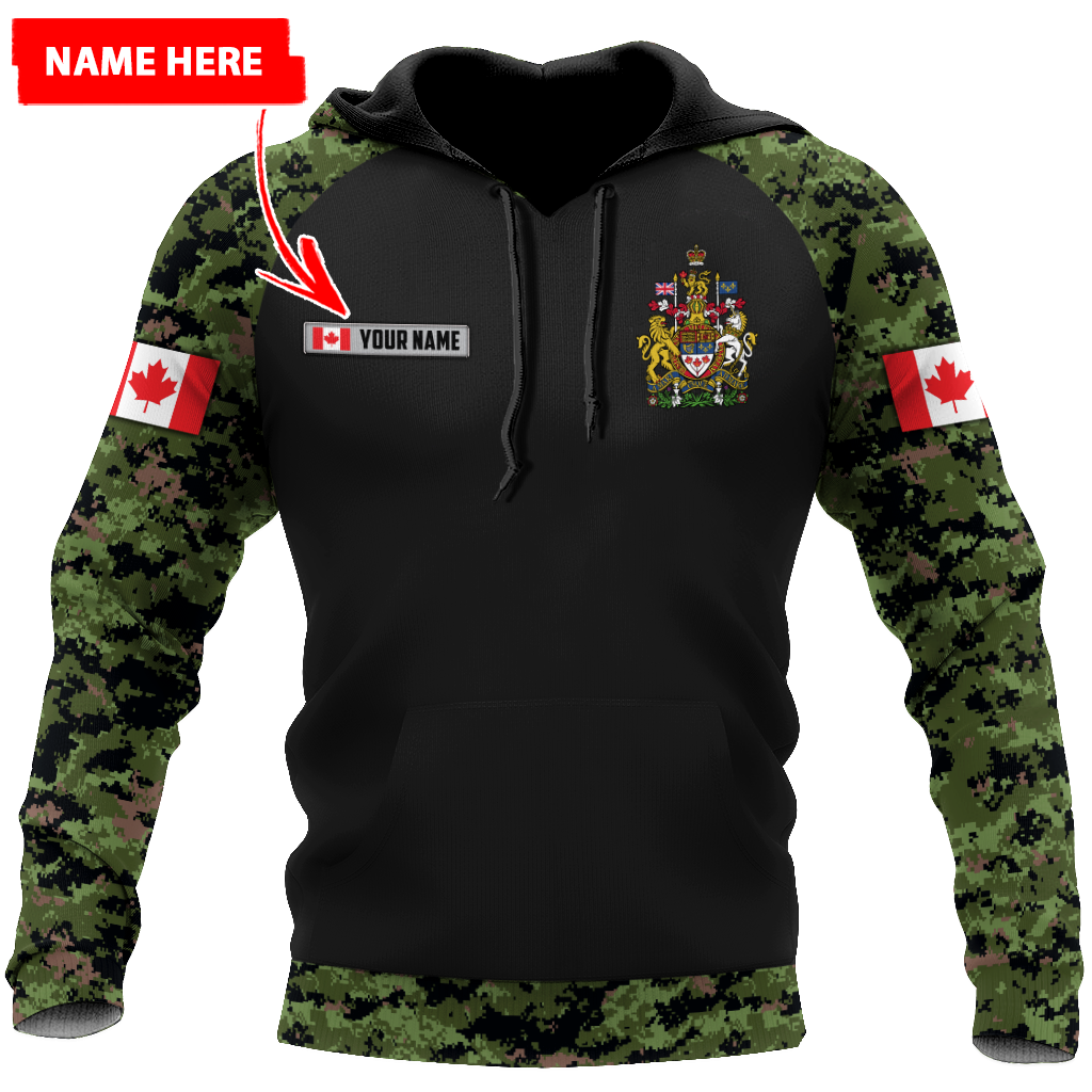 Personalized Name XT Canada Coat of Arms 3D All Clothes PD16032103