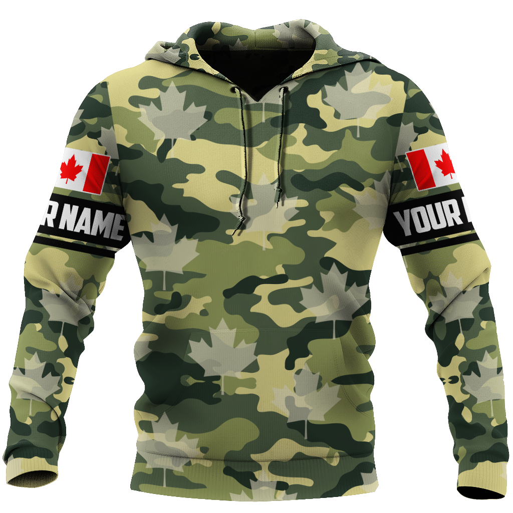 Personalized Name XT Canadian Veteran 3D All Over Printed Clothes DA16032104