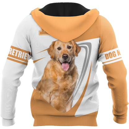 Premium Golden Retriever Lover 3d All Over Printed Unisex