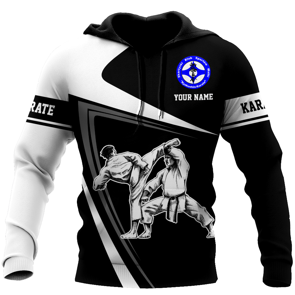 Customize Name Karate 3D Hoodie For Men And Women MH16042102