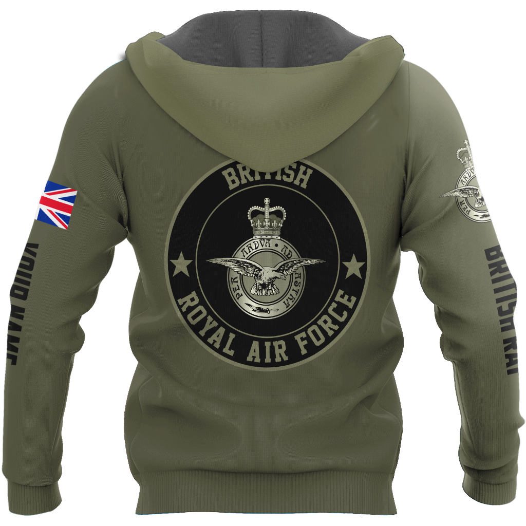 Custom Name XT British Royal Air Force 3D Printed Shirts DA16042104