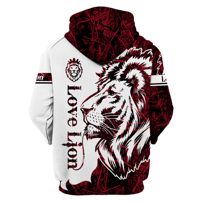 Love Lion 3D All Over Printed Unisex Shirts