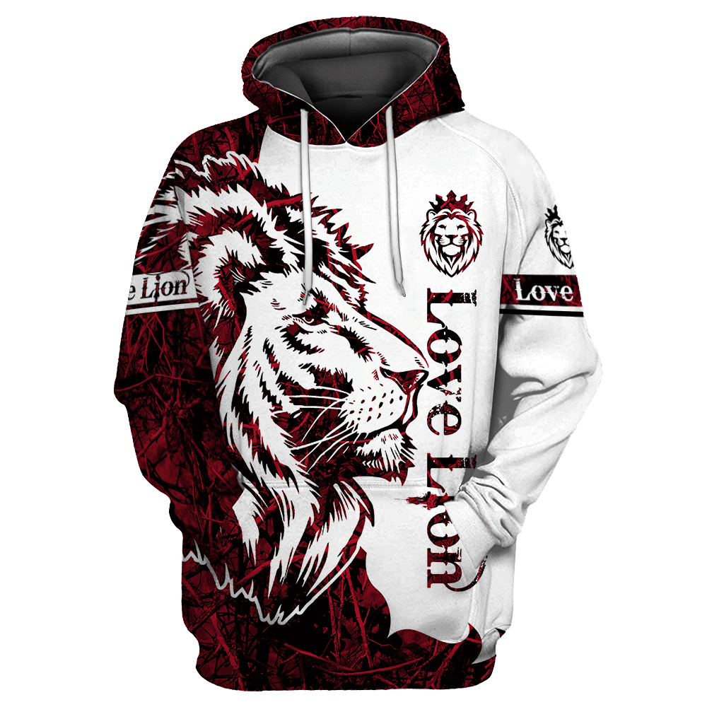 Love Lion 3D All Over Printed Unisex Shirts