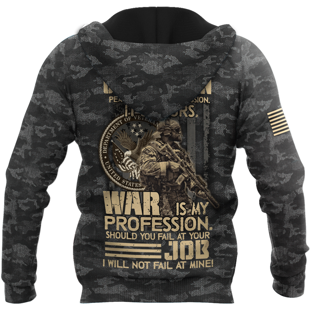 Custom Name US Veteran 3D All Over Printed Unisex Shirts