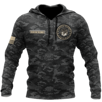 Custom Name US Veteran 3D All Over Printed Unisex Shirts