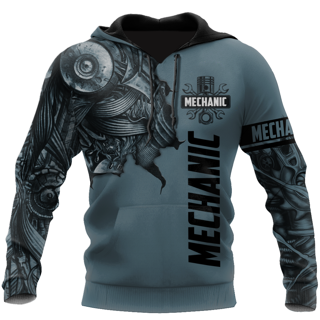 Mechanic Tattoo Machine All Over Printed Hoodie For Men and Women TR1611201VH
