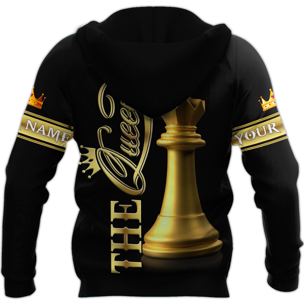 3D All Over Printed Chess Lovers- Queen Unisex Shirts  NTN17022101 Custom Name XT
